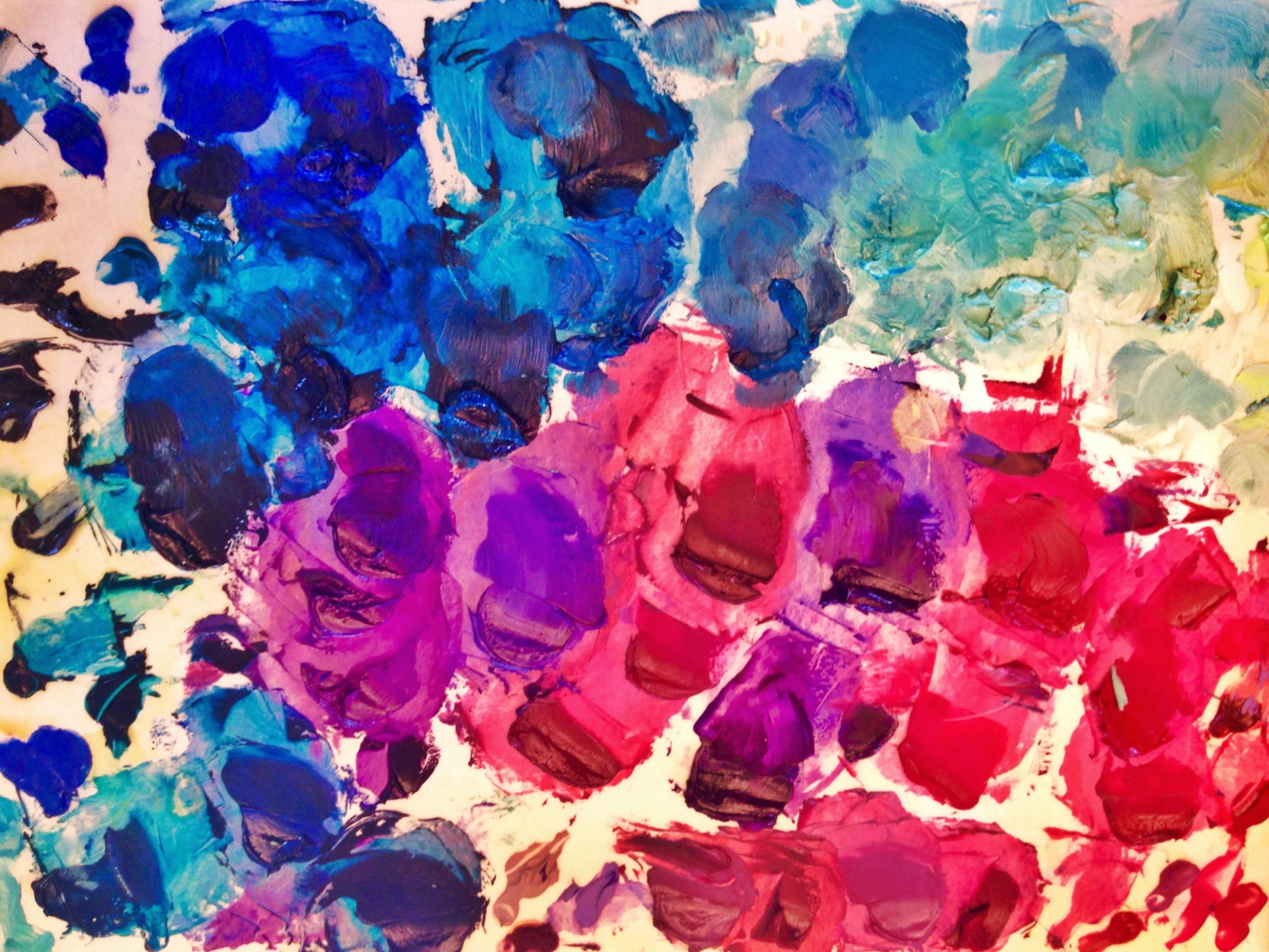 The palette for Portrait of Z